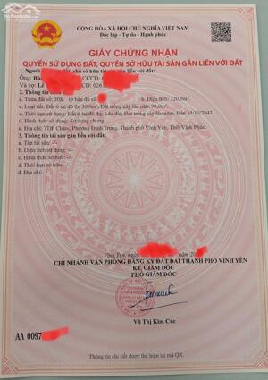 Bán nhà siêu đẹp, mới tinh tại TDP Chám, Định Trung, Vĩnh Yên. DT 120m2. Giá 3.95 tỷ