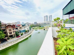 bán nhà phố cổ ngọc lâm thông hồng tiến - view hồ - 3 mặt thoáng - ô tô thông - mt 5,2m - đầu tư