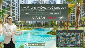 bán gấp căn 2 ngủ, giá chỉ 4.4 tỷ, diện tích 74m2 bao toàn thị trường, lumiere boulevard quận 9