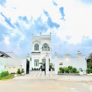 gảm 1.4tỷ chỉ 6.5 tỷ! biệt thự mặt tiền tân hiệp, hóc môn - 12x24m, trệt lầu - tặng full nội thất