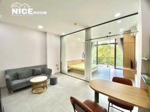 căn hộ dịch vụ full nội thất 1pn có ban công lớn tách bếp mgr chu văn an ,bình thạnh