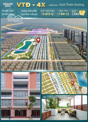 độc quyền liền kề vtđ ngay cửa biển paradise bay