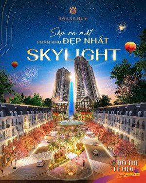 mở bán phân khu sky light hoàng huy new city, hải phòng
