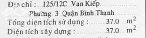Nhà 2 tầng 3.1x12m 2PN 3WC 125/12C Vạn Kiếp 5.2 tỷ