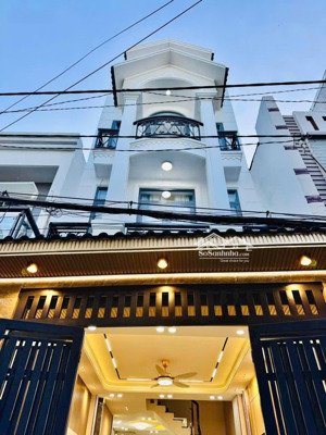 bán nhà hẻm xe hơi 1 sẹc 4,5m đường phạm văn chiêu, p.9, 4 x 13, 4 tầng giá 7.25 tỷ tl