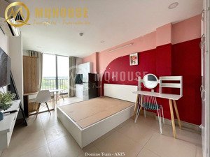 studio full nội thất tiện nghi - ban công đón gió thoáng mát - thiết kế hiện đại