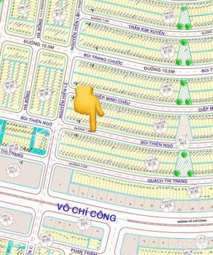 chính chủ cần bán lô đất đường bùi thiện ngộ ( đông bắc , giá tốt ) tại hoà xuân .
