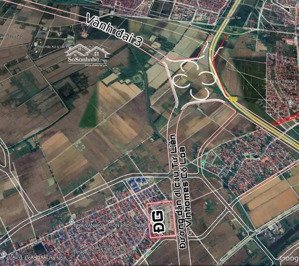 bán lô đất đẹp gần bìa làng thôn thạc quả - x. đông anh ( dục tú cũ ). dt: 56.5m