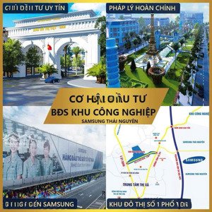 tiềm năng tăng x2 ngay đón sóng noxh phổ yên bán lô đất nền lk23 - 23 kđt việt hàn - sổ đỏ lâu dài
