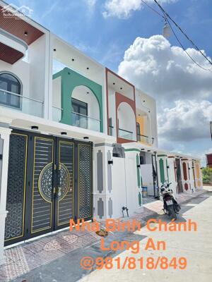 BÁN NHÀ LONG AN, MỚI XÂY 100M2 ĐÃ HOÀN CÔNG, FULL NỘI THẤT, GẦN CHỢ BC, 2,6 TỶ