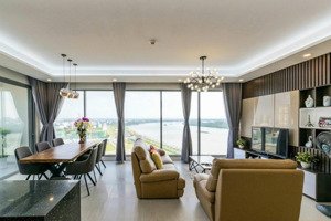 giá tốt- căn hộ 3pn tại đảo kim cương cho thuê- chỉ 43tr bao gồm pql- 120m2- tầng trung view sông