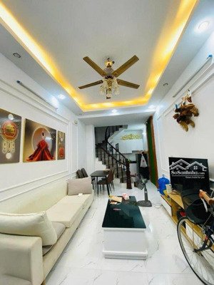 bán nhà tân mai 32m2 x5 mặt ngõ thông kinh doanh full nội thất