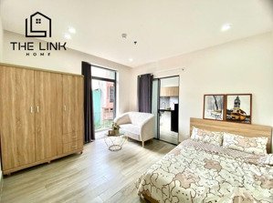 cho thuê căn hộ 1pn ban công, máy giặt riêng ngay ung văn khiêm gần d5, ngã tư hàng xanh