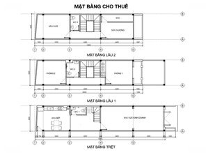 cho thuê nhà mặt tiền phan văn trị p. 12, bình thạnh (gần chợ bà chiểu)