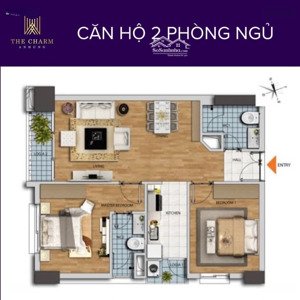 bán căn 2pn chung cư the charm an hưng, giá tốt nhất thị trường