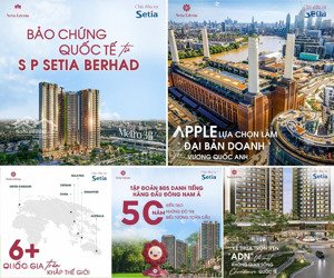 mua căn hộ 2pn setia edenia trực tiếp cđt - chiết khấu 10% - quỹ căn đẹp