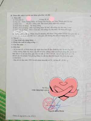 trục chính , đường xe tải chạy bon bon. 61m2 trung giã - sóc sơn