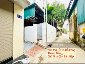tin thật_nhà này mới_ô tô đỗ cổng_thanh đàm_32.8m_6.8 tỷ