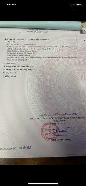 bán nhà 2 tầng hải thành 2 , dương kinh