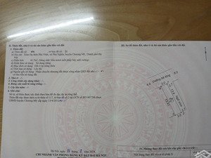 bán 41,7m² có hai mặt thoáng. một mặt đường kinh doanh rộng 7m và mặt ngõ 2,7m phú nghĩa