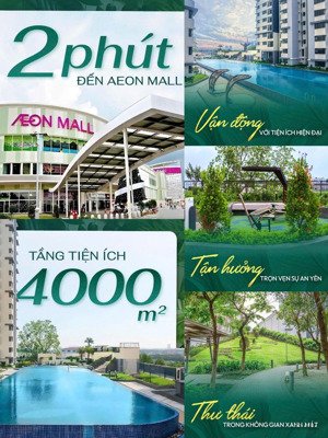 căn hộ dưới 3t.y liền kề aeon mall, thanh toán chỉ 10%