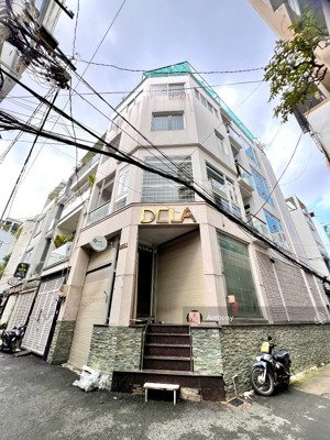 bán gấp! 22,8 tỷ góc 2mt hẻm hoàng văn thụ (phú nhuận). dt: 6,6x22m. 17chdv + mb. thu net 1 tỷ/năm