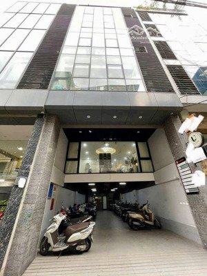 bán tòa văn phòng lạc long quân, 110m2 x 10t x mt 6m, thang máy hầm oto, xây mới cứng, hướng đn