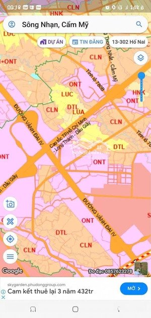 b.án 1ha6. phủ hồng .trong đó có 7 sào thương mại dịch vụ.mặt tiền đường hương lô 10 ( mặt tiền đư