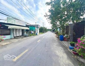 chính chủ bán đất mặt tiền kinh doanh ngay cây trôm mỹ khánh, 105m2 shr, dân cư đông, chỉ 1.1 tỷ