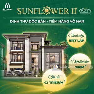 sunflower ii - dinh thự độc bản, tiềm năng vô hạn sở hữu ngay chỉ 43 triệu/m2 ngay tthc bình dương