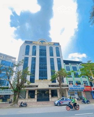 cho thuê tòa nhà phố minh khai, quận hai bà trưng mặt tiền 12m x 140m2 x 7 tầng 1 hầm 