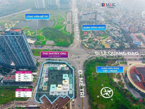 bán căn góc 3pn 126m2 trục ch09 tầng trung dự án the matrix one, ban công đông nam view svđ mỹ đình