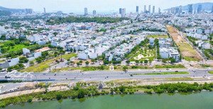 bán lô góc đẹp đông nam, đường thông ra sông gói 4 kđt mỹ gia, chưa cần xây ngay