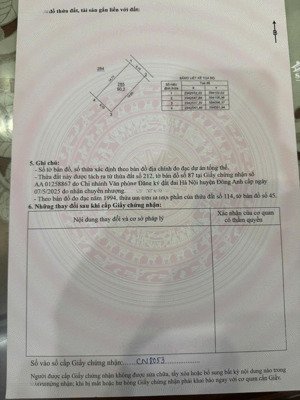 chính chủ gửi bán 90m2 thôn thuỵ lôi