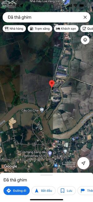 Bán lô đất Châu Thành Đoạn gần cầu Gò Chai. Tây Ninh Mặt Tiền DT 786 . Một mặt tiền Sông