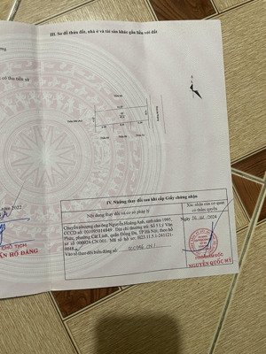 bán đất thổ cư sổ đỏ chính chủ. diện tích 61 m2. đường to ô tô đi lại đến đất ở. đất vuông nở hậu.