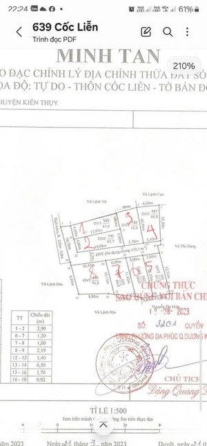 chỉ 920tr sở hữu ngay lô đất hơn 60m2 tại cốc liễn minh tân nay là xã kiến minh, hải phòng