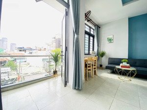 căn hộ 1 phòng ngủ ban công 50m2 ngay khu thị nghè - vòng xoay điện biên phủ quận 1
