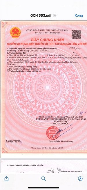 đất thổ cư kdc đường nhựa mặt tiền kênh view đẹp. - giá tốt