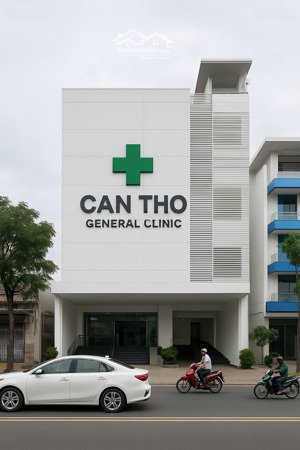 cho thuê tòa nhà 1 hầm 1 trệt 5 lầu 1600m2 - gần đại học cần thơ, bv tim mạch