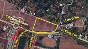 bán lô đất 2,2ha vị trí tt cẩm mỹ cạnh bùng binh, đường 8 làn cách sân bay long thành chỉ 15p