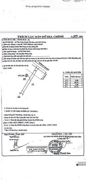 CHÍNH CHỦ BÁN GẤP ĐẤT MẶT TIỀN DT750 TẠI TRUNG TÂM XÃ TÂN LONG - KINH DOANH, BUÔN BÁN THUẬN LỢI.