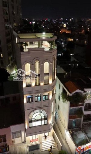 tòa nhà góc 2mt lê quang định | 8x24m = 183,8m² | gần sân bay | dòng tiền cao | giá 65 tỷ tl