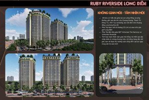 ruby riverside long biên cập nhật bảng hàng chủ đầu tư chiết khấu cao các căn 2 pn chỉ 6.x tỷ