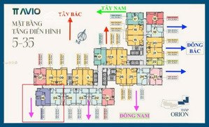 bán nhanh căn hộ 2pn- 2vs, 62m2, tầng trung siêu đẹp giá trực tiếp chủ đầu tư chỉ nhỉnh 2 tỷ
