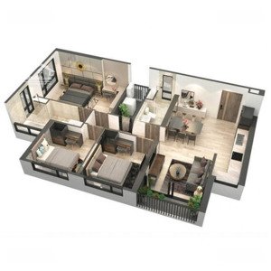 bán căn hộ 3 ngủ view đảo toà sp oasis giá tốt