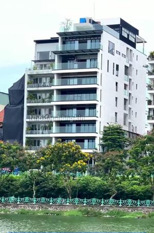 BÁN ĐẤT TẶNG NHÀ MẶT HỒ TRẦN DUY HƯNG & TRUNG KÍNH Diện tích sổ đỏ : 86mv giá 32 tỷ