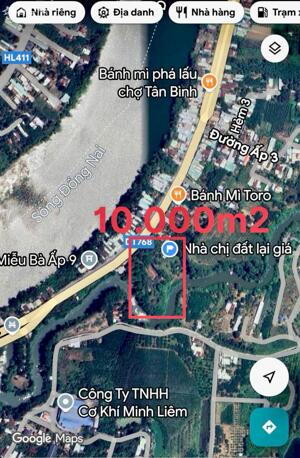 Cho thuê đất diện tích lớn 10.000m² tại xã Tân An, huyện Vĩnh Cửu