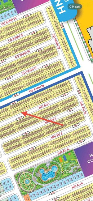 chính chủ gửi bán nhanh biệt thự liền kề hải âu mặt tiền 6m, giá cực tốt