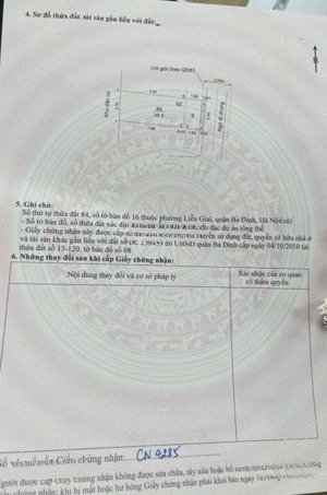 bán nhà riêng tại dốc tam đa, 7,8 tỷ, 35m2, 4pn, 3wc, view đẹp